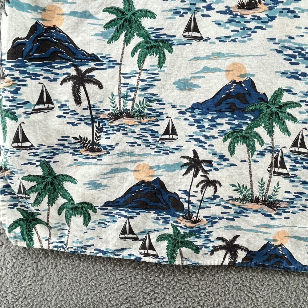 Emerson Fry Dress Womens OS White Tropical India Collection Cotton Mini Coverup - Picture 13 of 14